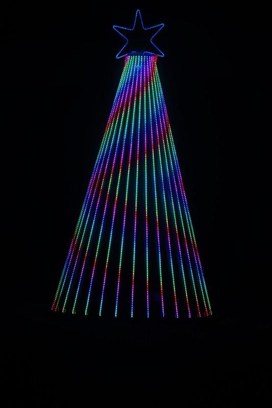 Choinka cyfrowa LED RGB 3m