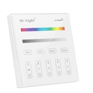 Panel naścienny 4 -strefowy RGB/RGBW Mi-light T3