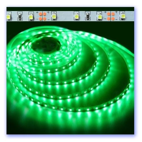 Taśma LED 12V 4,8W Premium 60xSMD3528 Zielona – 1 metr