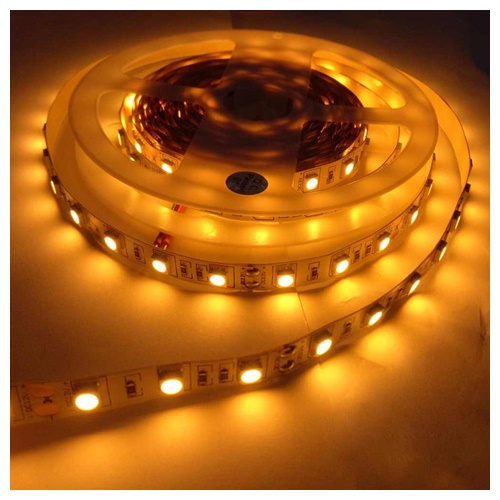 Taśma LED 12V 14,4W Premium 60xSMD5050 Żółta – 1 metr
