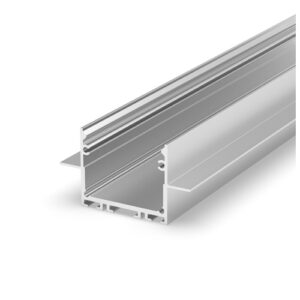 Profil LED architektoniczny P22-2 srebrny anodowany 1m