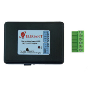 Sterownik LED cyfrowy RGBW S62TA-1500 5-24V odczyt z karty SD