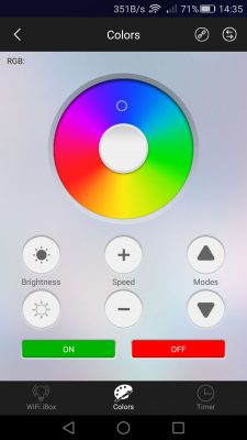 Aplikacja Mi-Light do sterowania oświetleniem