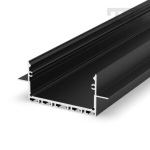 Profil LED wpuszczany GK P23-2 czarny lakierowany