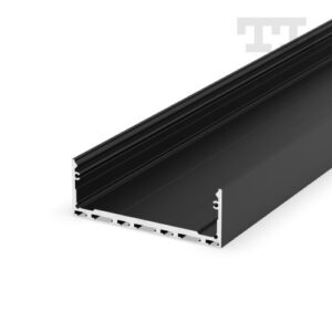 Profil LED nawierzchniowy P27-3 czarny lakierowany