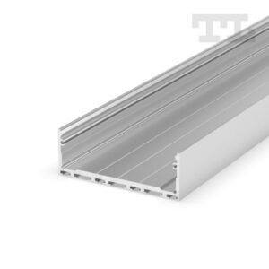 Profil LED nawierzchniowy P27-3 srebrny anodowany
