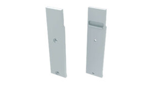 Zaślepka ALU do profilu FLARO biała lewa prosta